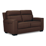 Benevento Leather Sofa, Loveseat and Chair - Mocha