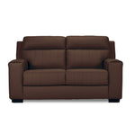 Benevento Leather Loveseat - Mocha