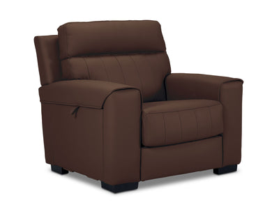 Benevento Leather Chair - Mocha