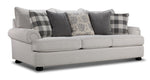 Beverly Sofa and Loveseat Set - TicTac Ivory