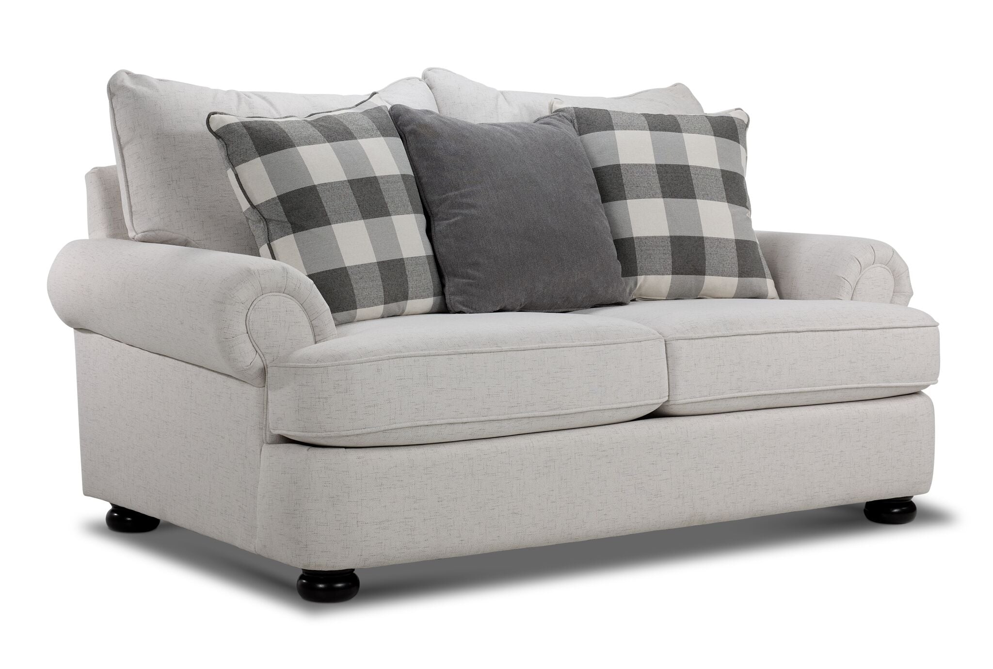 Beverly Sofa, Loveseat and Chair and a Half Set - TicTac Ivory