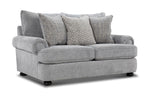 Beverly Sofa and Loveseat Set - Vangoh Grey