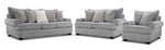 Beverly Sofa, Loveseat and Chair and a Half Set - Vangoh Grey
