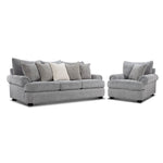 Beverly Sofa and Chair and a Half Set - Vangoh Grey
