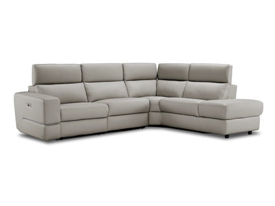 Bianca 3-Piece Power Sectional with Right Facing Chaise - Cream