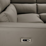 Bianca 3-Piece Power Sectional with Right Facing Chaise - Tan