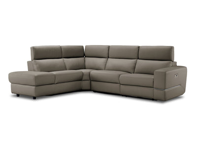 Bianca 3-Piece Power Sectional with Left Facing Chaise - Tan