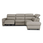 Bianca 3-Piece Power Sectional with Right Facing Chaise - Tan
