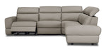 Bianca 3-Piece Power Sectional with Right Facing Chaise - Tan