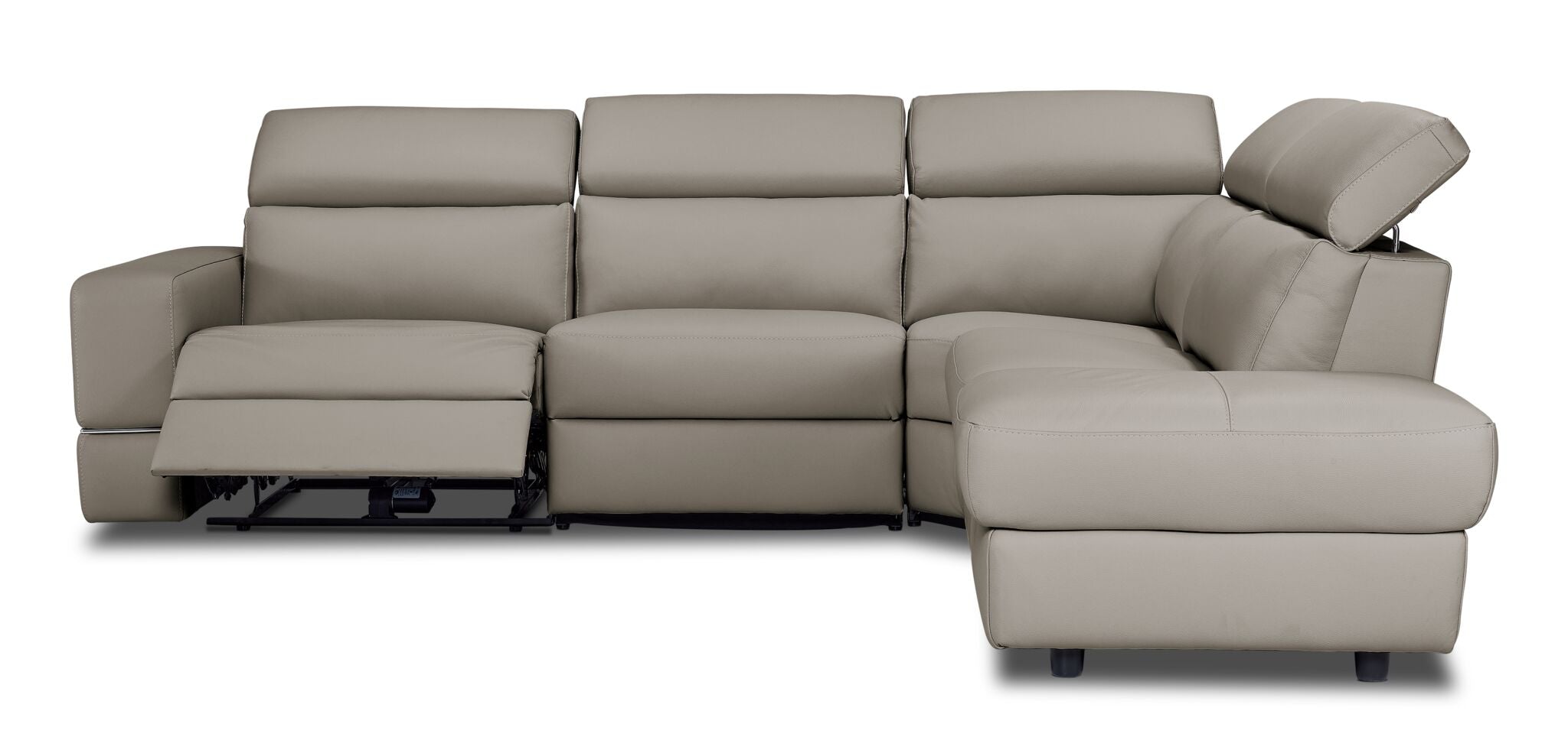 Bianca 3-Piece Power Sectional with Right Facing Chaise - Tan