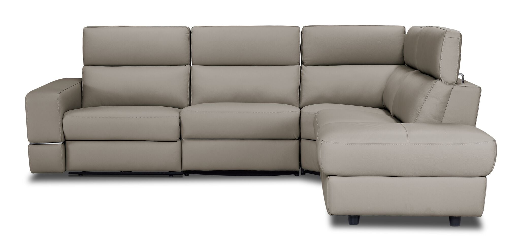 Bianca 3-Piece Power Sectional with Right Facing Chaise - Tan