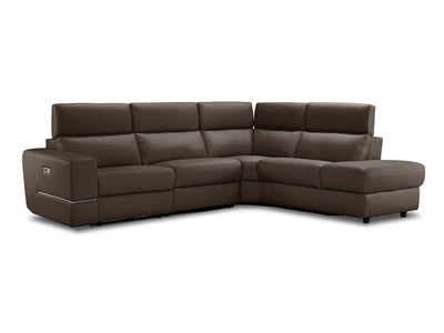 Bianca 3-Piece Power Sectional with Right Facing Chaise - Taupe