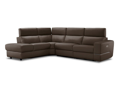 Bianca 3-Piece Power Sectional with Left Facing Chaise - Taupe