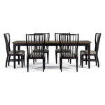 Greyridge Farm 7-Piece Extendable Dining Set - Black