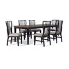 Greyridge Farm 7-Piece Extendable Dining Set - Black
