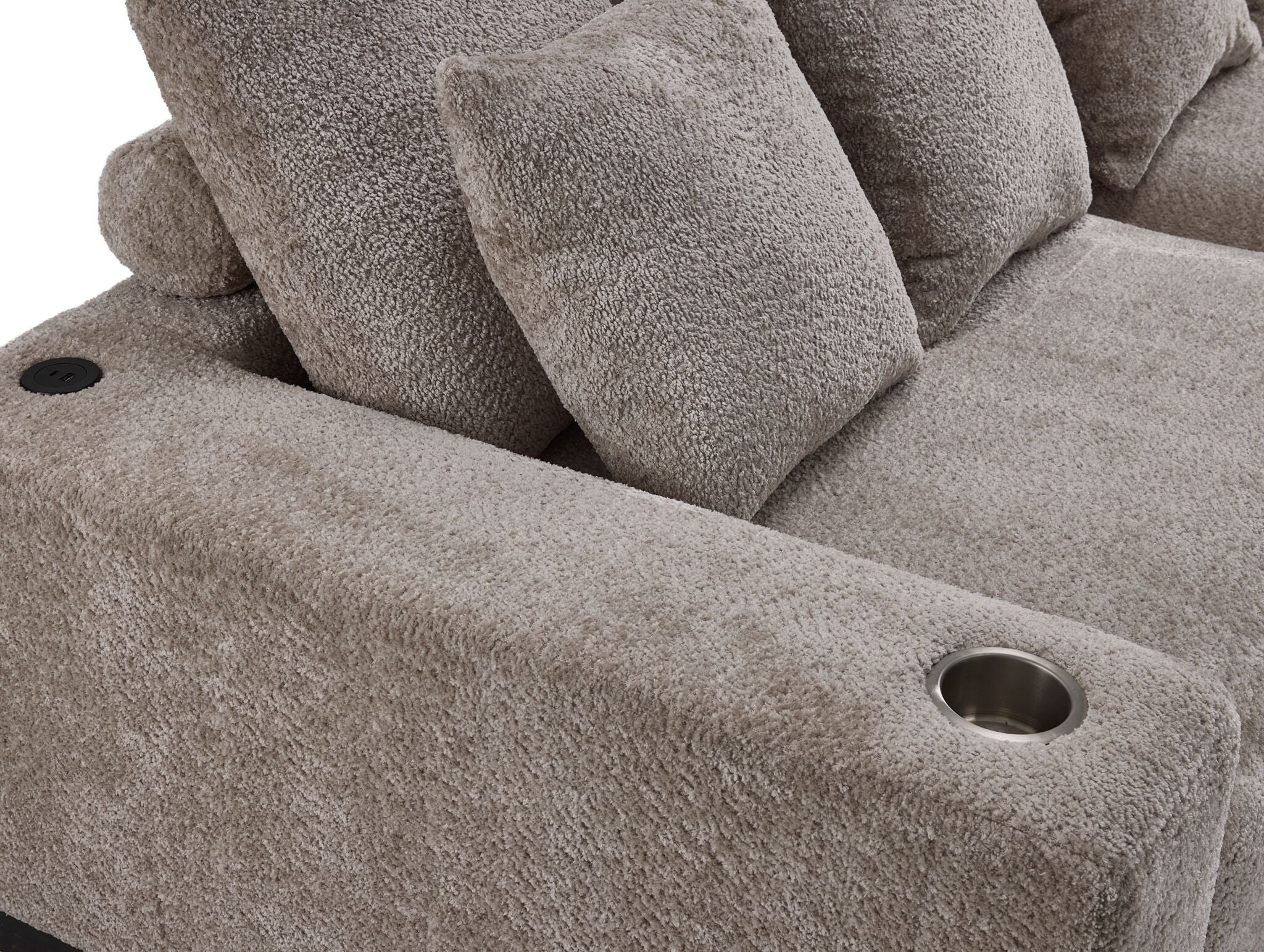 Blake 2-Piece Reversible Sofa Chaise - Grey