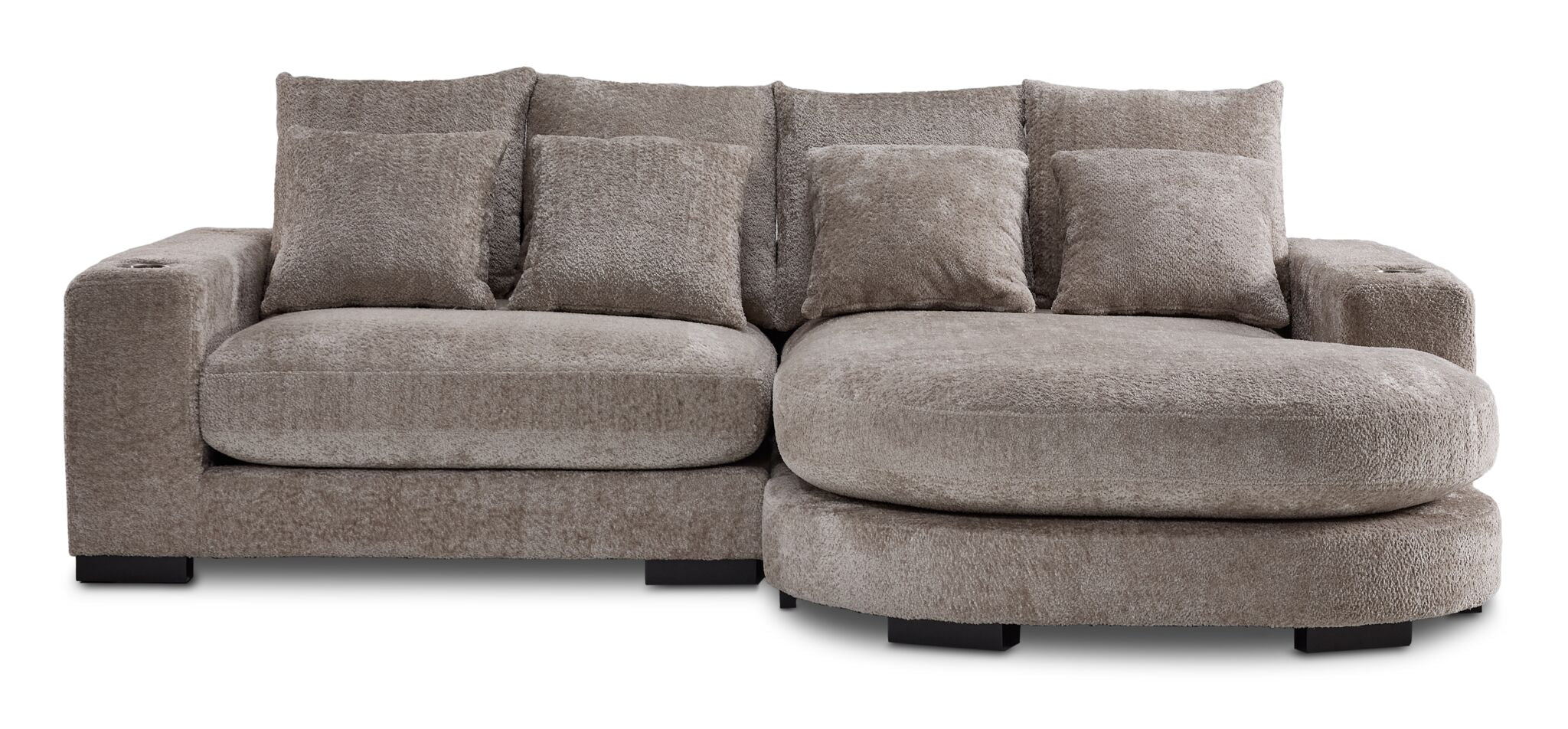 Blake 2-Piece Reversible Sofa Chaise - Grey
