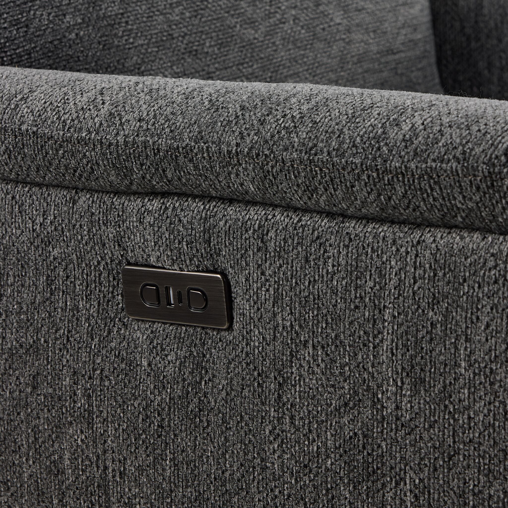 Bora Power Recliner - Dark Grey