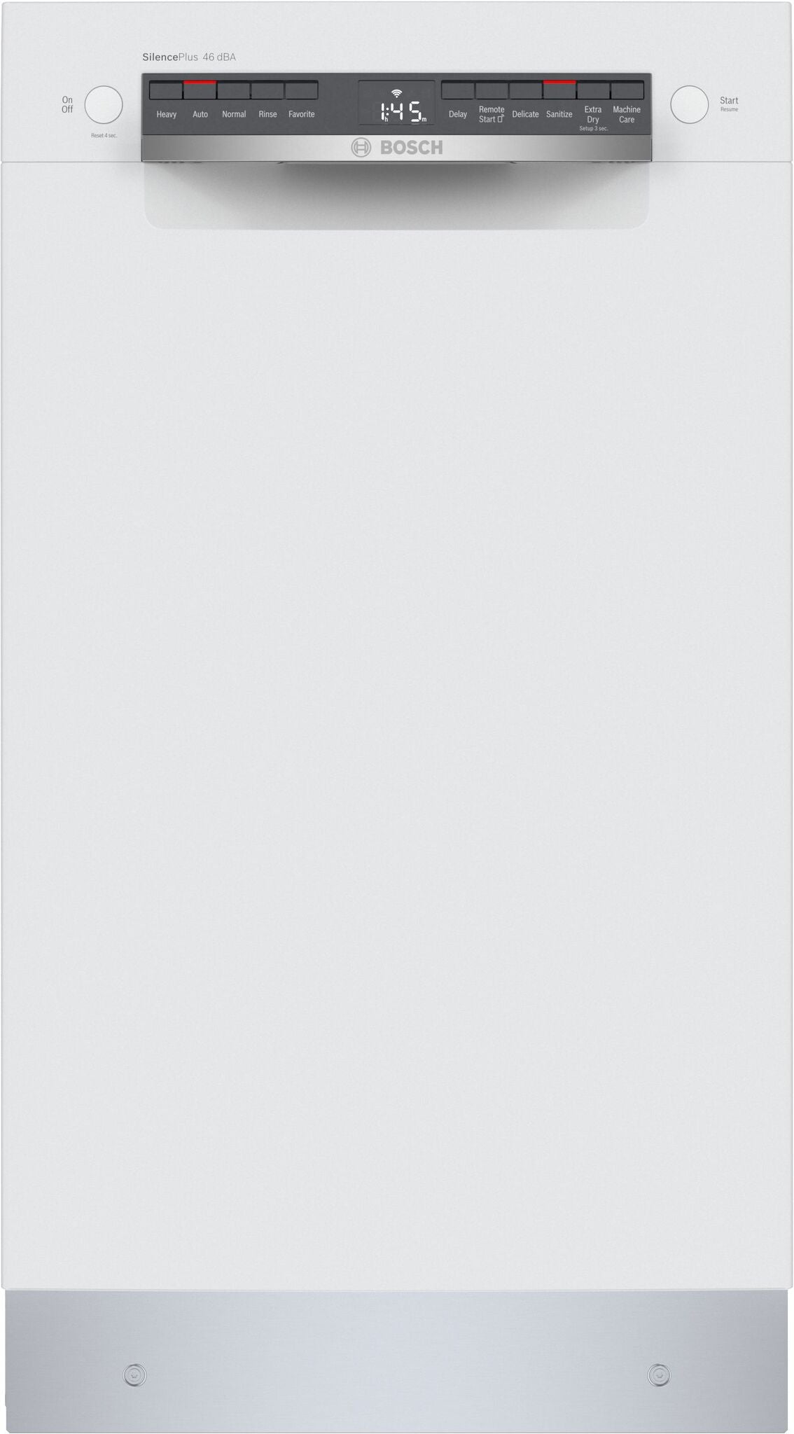 Bosch White 300 Series Smart 18" Dishwasher with 3rd Rack - SPE53C52UC