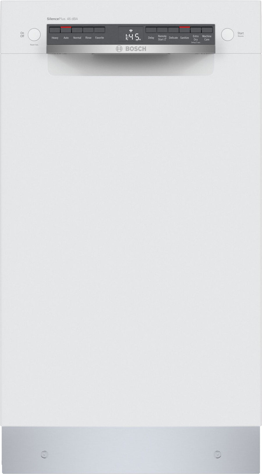 Bosch White 300 Series Smart 18" Dishwasher with 3rd Rack - SPE53C52UC