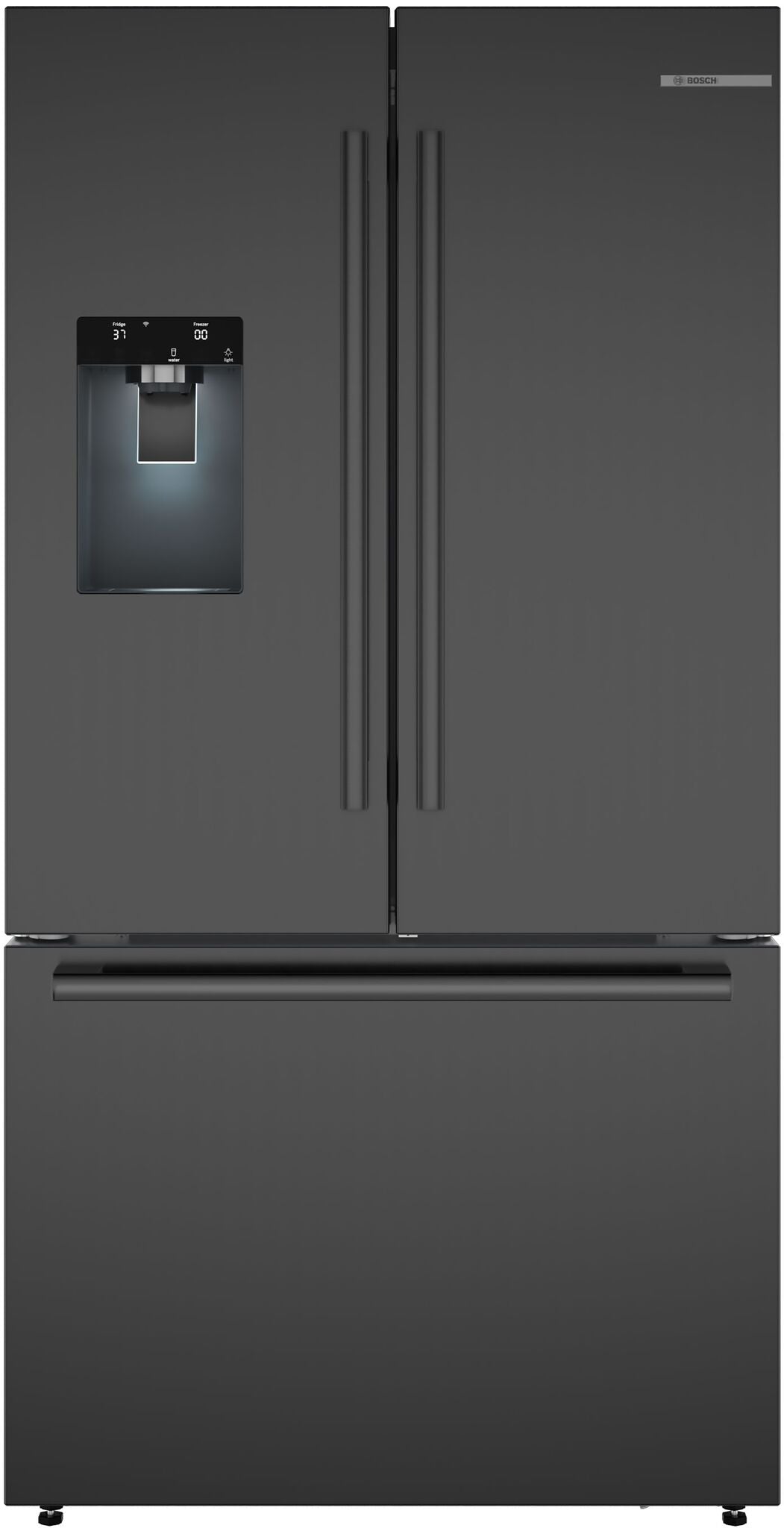 Bosch Black Stainless 500 Series French Door Refrigerator (22 Cu