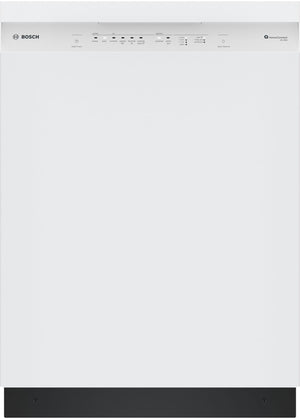 Bosch White 300 Series Built-In Dishwasher with Home Connect (48 dBA) - SHE41CM2N