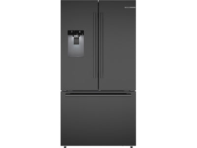 Bosch Fingerprint Resistant Brushed Black Steel 500 Series French Door Refrigerator (26 Cu. Ft.) B36FD52SNB