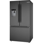 Bosch Fingerprint Resistant Brushed Black Steel 500 Series French Door Refrigerator (26 Cu. Ft.) B36FD52SNB