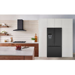 Bosch Fingerprint Resistant Brushed Black Steel 500 Series French Door Refrigerator (26 Cu. Ft.) B36FD52SNB