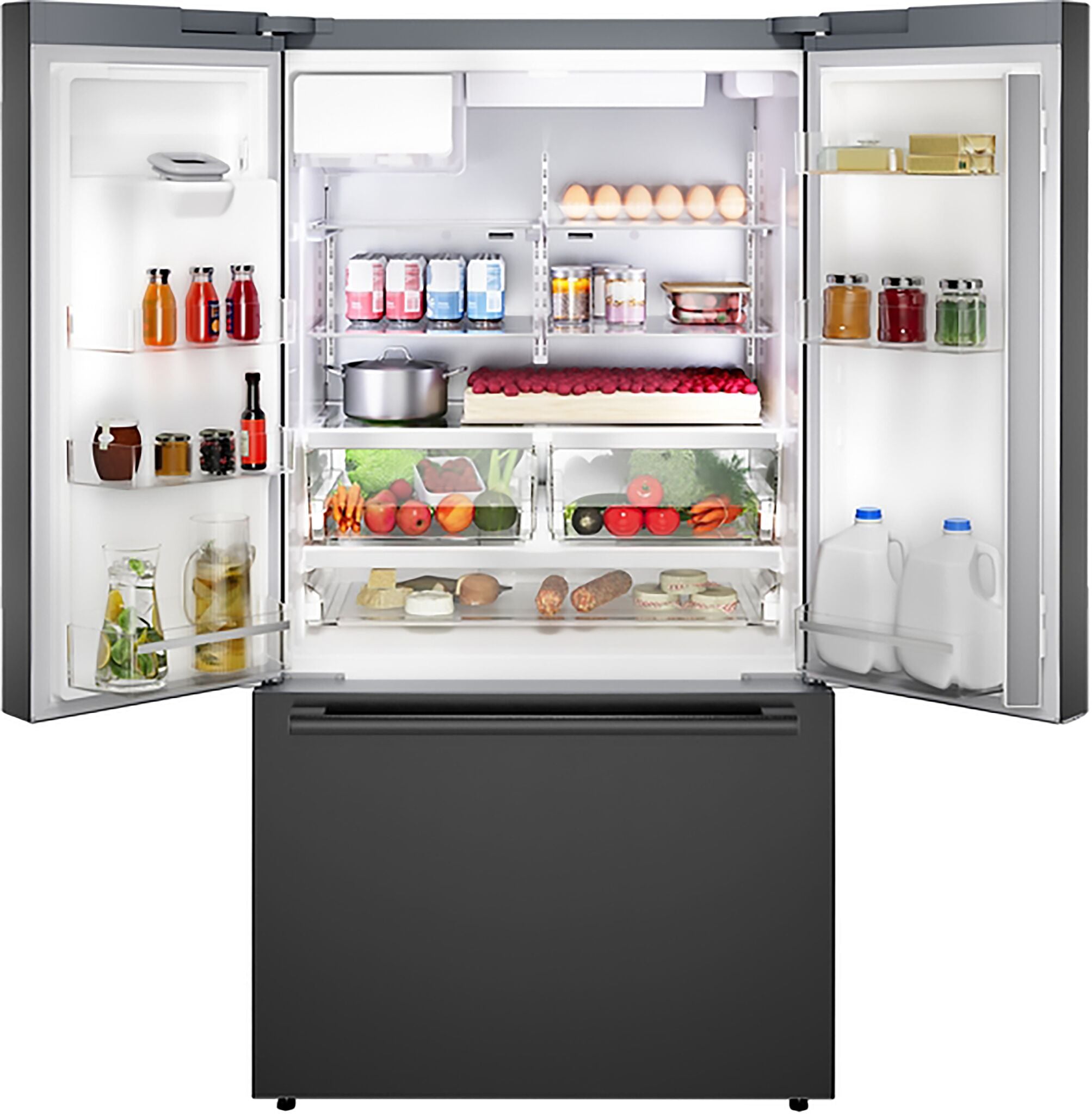 Bosch Fingerprint Resistant Brushed Black Steel 500 Series French