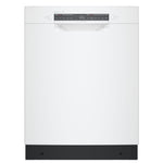 Bosch White 300 Series Smart Dishwasher with Recessed Handle - SGE53C52UC