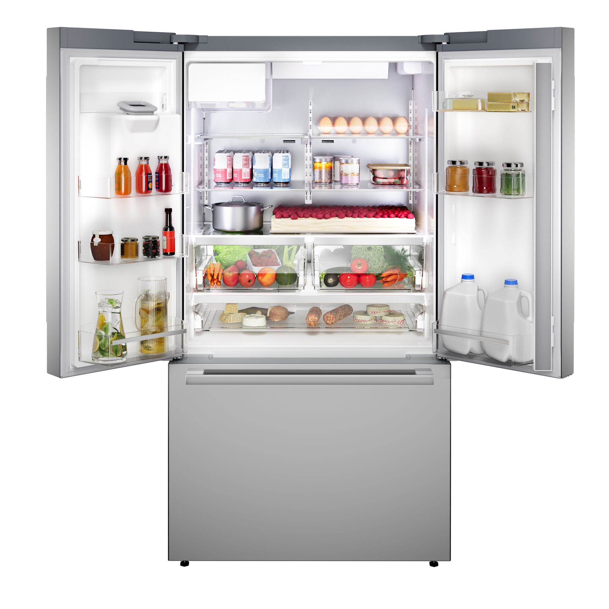 Bosch 36" 26.0 Cu. Ft. Stainless Steel Counter-Depth French Door Refrigerator - B36FD52SNS
