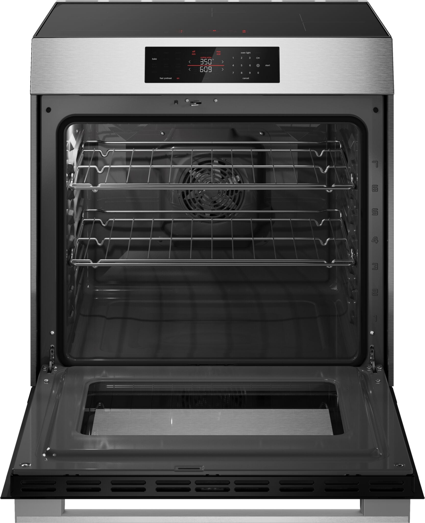 Bosch 30" Stainless Steel 300 Series Electric Freestanding Range (5.8 Cu. Ft.) - HIF3050MC