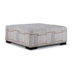 Brahm Cocktail Ottoman - Epsilon Flax