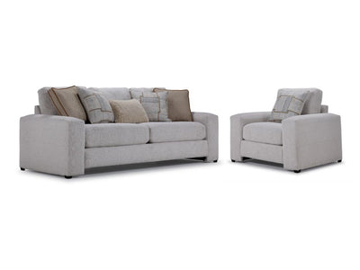 Brahm Sofa and Chair Set - Linen