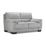 Brody Sofa and Loveseat Set - Silver Grey
