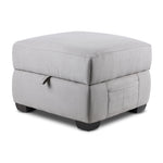Brody Ottoman - Silver Grey