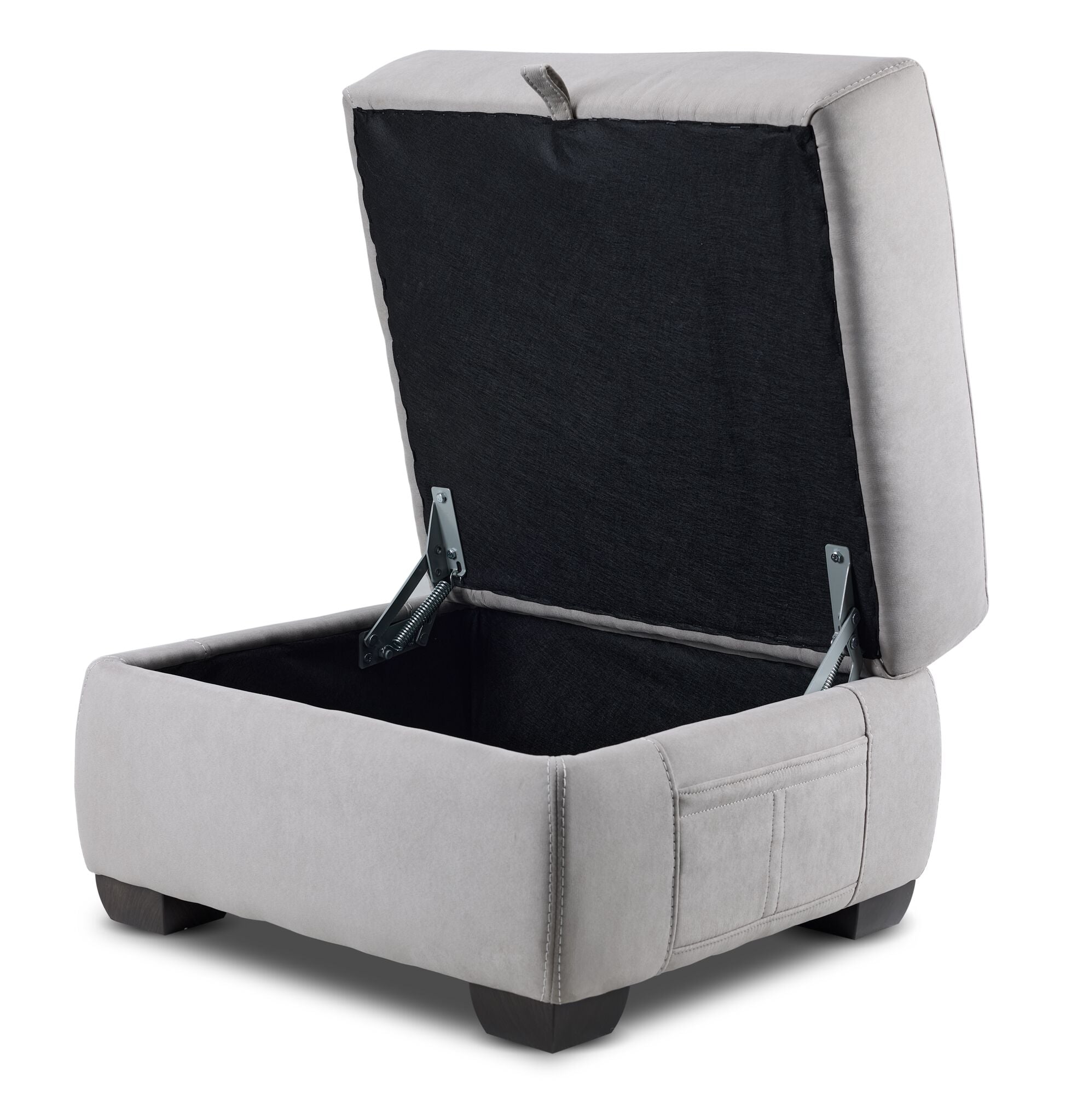 Brody Ottoman - Silver Grey
