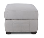 Brody Ottoman - Silver Grey