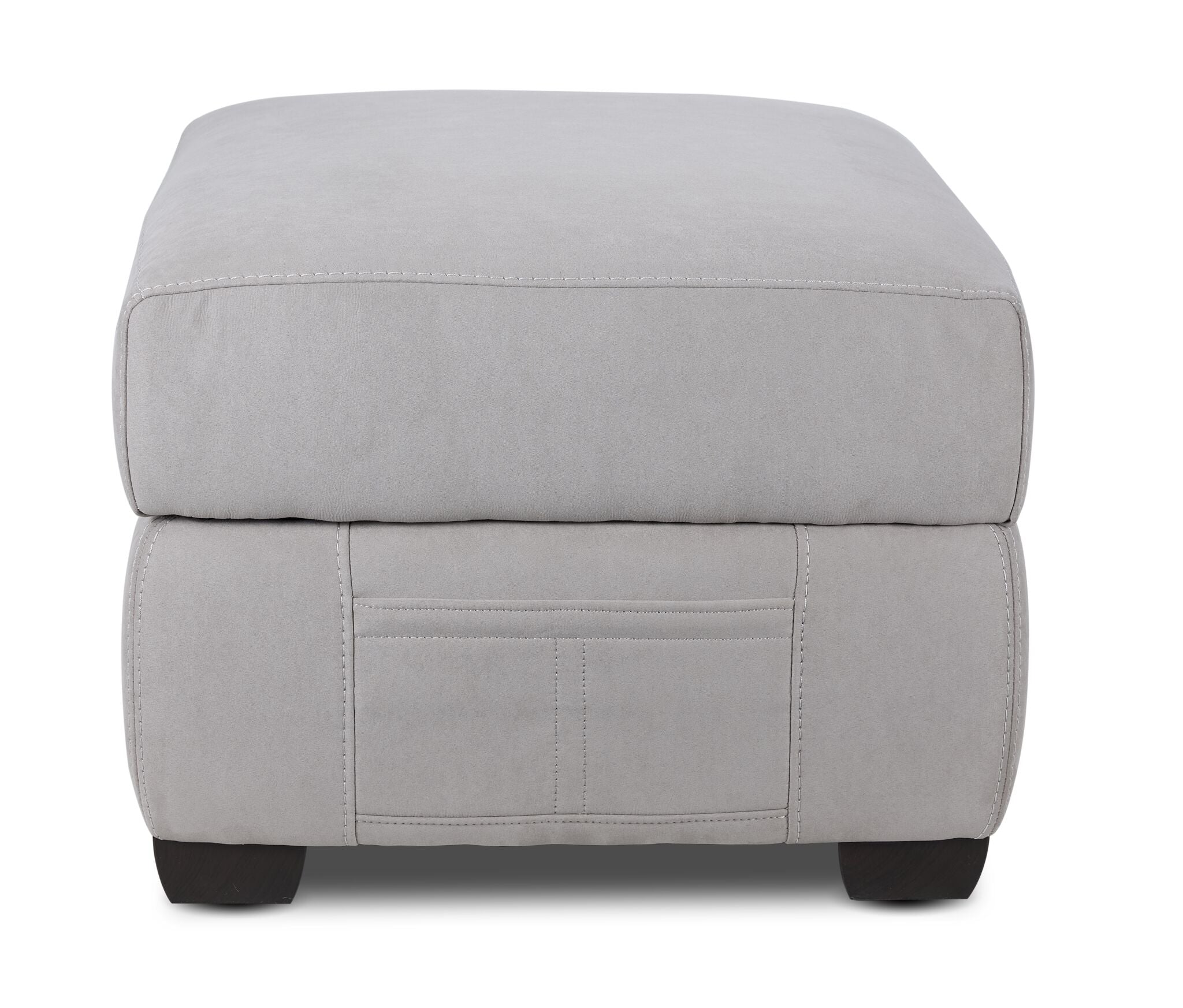 Brody Ottoman - Silver Grey