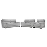 Brody Sofa, Loveseat and Chair Set - Silver Grey