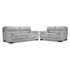 Brody Sofa and Loveseat Set - Silver Grey