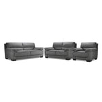 Brody Sofa, Loveseat and Chair Set - Dark Grey