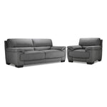Brody Sofa and Chair Set - Dark Grey