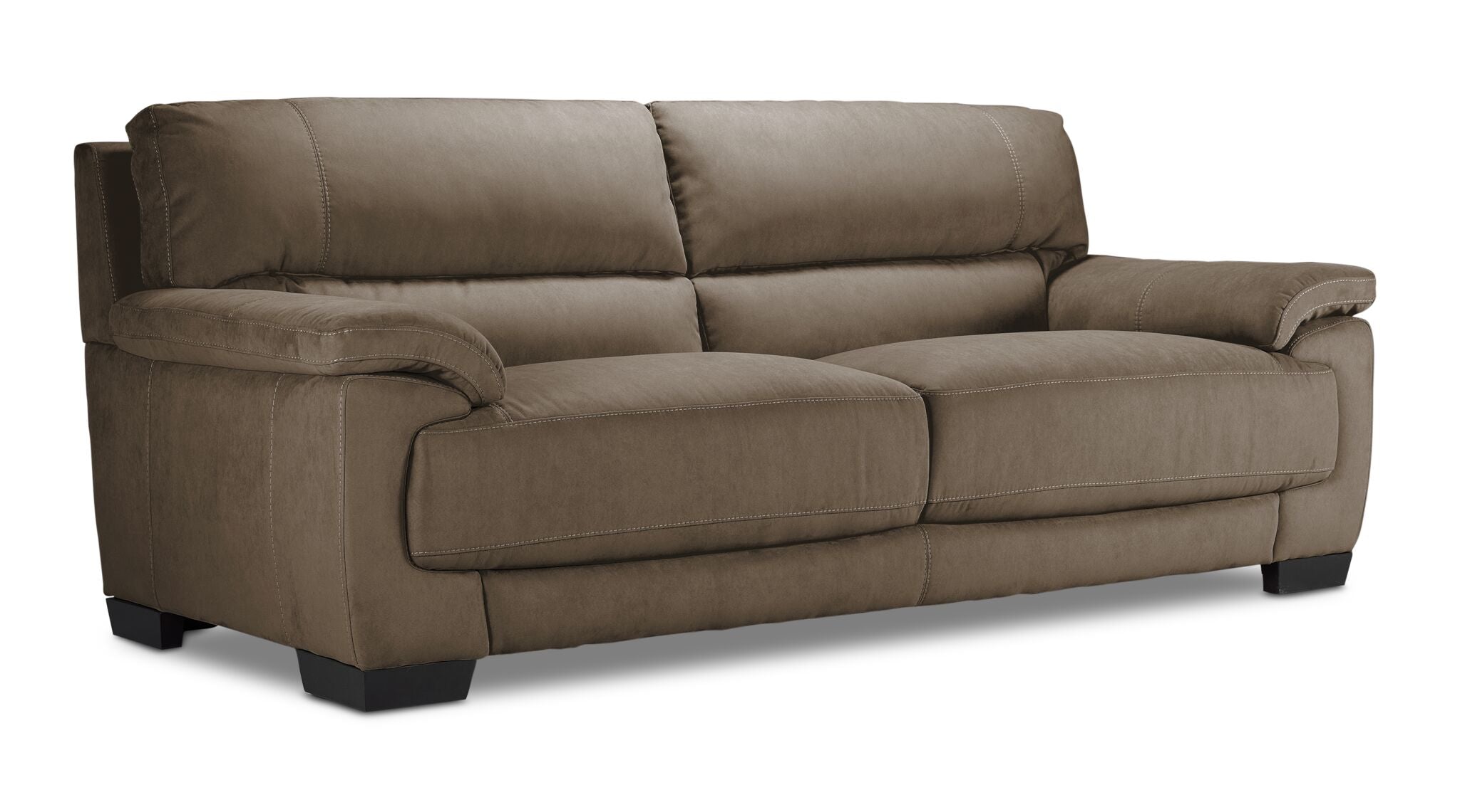 Brody Sofa and Loveseat Set - Taupe