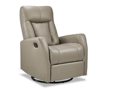 Bronco Swivel Glider Recliner - Taupe