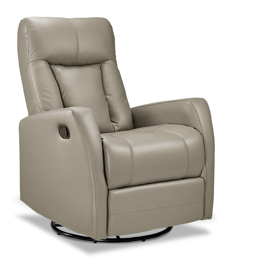 Bronco Swivel Glider Recliner - Taupe
