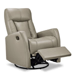 Bronco Swivel Glider Recliner - Taupe