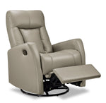 Bronco Swivel Glider Recliner - Taupe