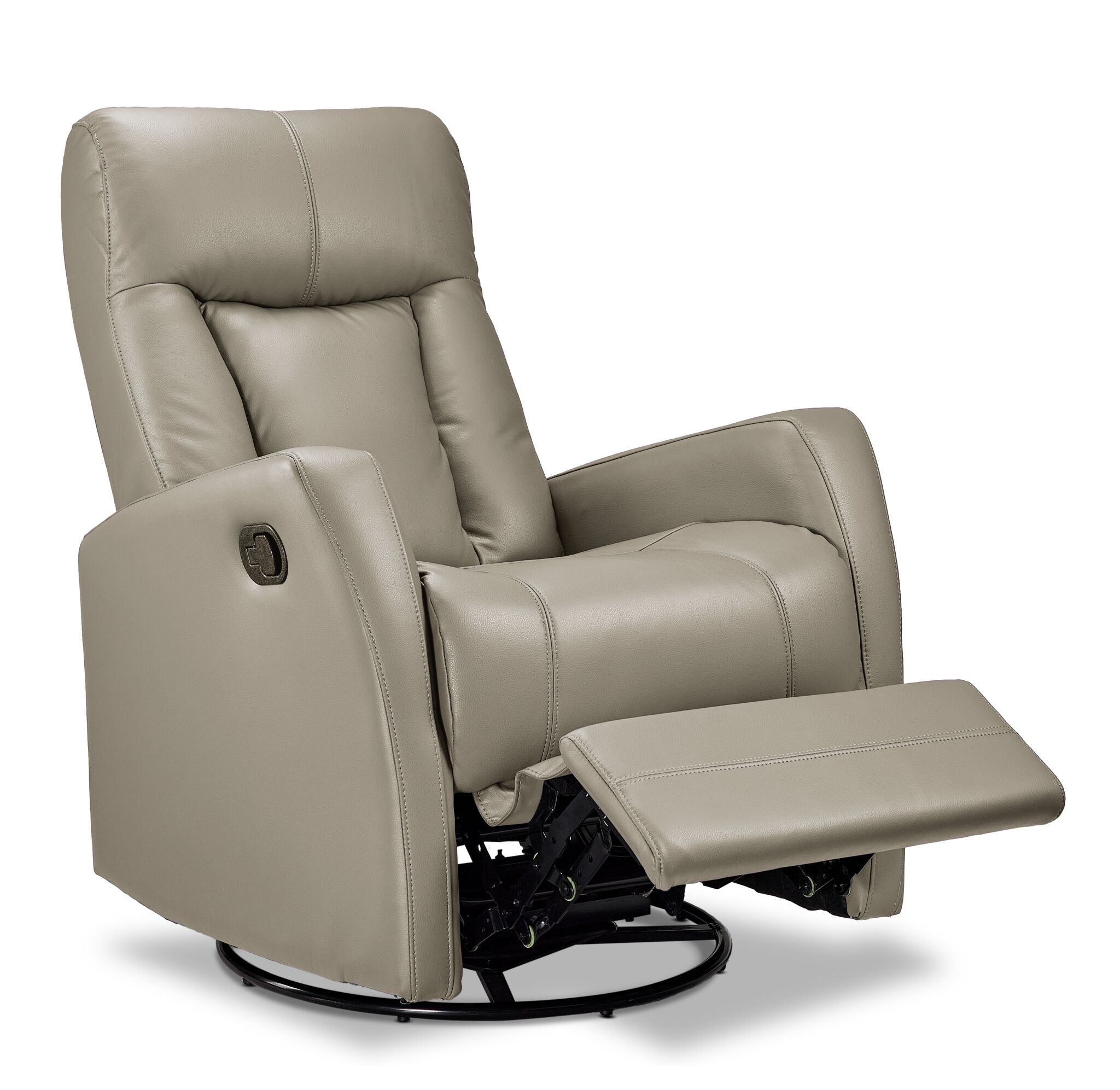 Bronco Swivel Glider Recliner - Taupe
